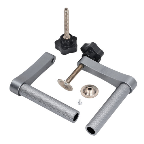 2 piezas de abrazaderas Bench Dog de 20 mm, rango de 70 mm, plateadas 1