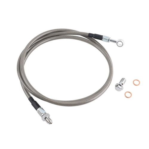 Master Cylinder to Slave Clutch Cable Kit for 1992-2000 1994-2001 Parts Silver 2