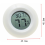 Mini LCD Digital Thermometer Hygrometer Round Temperature and Humidity Tester Sensor Probe for Freezer 10 Pcs 3