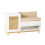 SoBuy πάγκος εισόδου FSR128-W λευκό-φυσικό 100x35x60cm 1