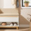SoBuy πάγκος εισόδου FSR128-W λευκό-φυσικό 100x35x60cm 5