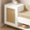 SoBuy πάγκος εισόδου FSR128-W λευκό-φυσικό 100x35x60cm 4