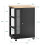 SoBuy Compact Kitchen Trolley with Storage, Black 3