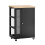SoBuy Compact Kitchen Trolley with Storage, Black 1