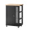 SoBuy Compact Kitchen Trolley with Storage, Black 15