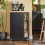 SoBuy Compact Kitchen Trolley with Storage, Black 2