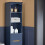 SoBuy Ψηλό Ντουλάπι Μπάνιου BZR112-B Μπλε 35x30x170 cm 11
