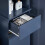 SoBuy Ψηλό Ντουλάπι Μπάνιου BZR112-B Μπλε 35x30x170 cm 8