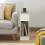 SoBuy Nachttisch Set 2-tlg, schmal mit Schublade 2