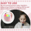 Kids Karaoke Machine, Portable Bluetooth Speaker with 2 Wireless Microphones Pink 10