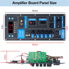 High Power Bluetooth 5.3 Amplifier Board 8-18 Inch Trolley Speaker Outdoor Audio Amp Module 60W Mono Stereo B