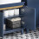 SoBuy Mobile Sottolavabo Stretto Blu 60x30x59 cm 5