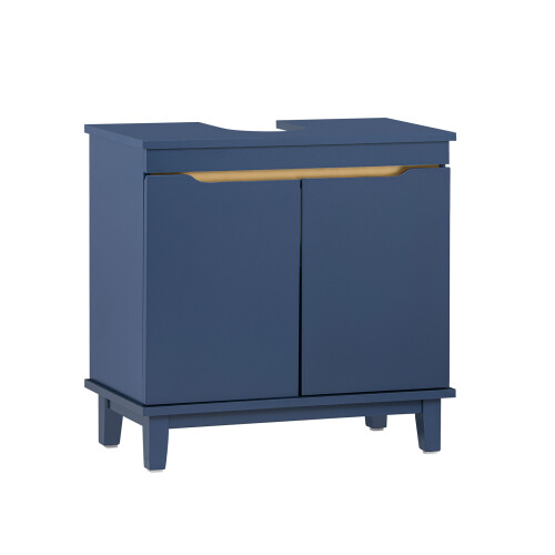 SoBuy Mobile Sottolavabo Stretto Blu 60x30x59 cm