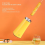 Mini Electric Egg Boiler Cup - Automatic Omelette Maker, Portable Breakfast Cooker, EU Plug, Yellow 4