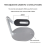 Adjustable Projector Stand 1/4 Base 360 Degree Rotating Desktop for Mini 3