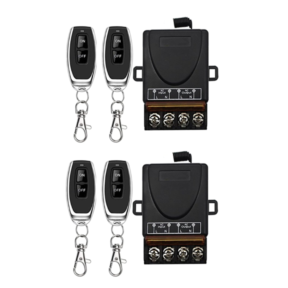 Ac 220V 30A 1Ch 433Mhz Wireless Remote Control Switch Relay Receiver With On/Off Transmitter 4851371740646