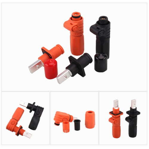 Battery Box Terminal Connector 200A Detachable Quick Plug Flame Retardant IP67 Single Core Black 2