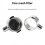 For 51MM Stainless Steel Bottomless Handle Head Double Ear Accessory Coffee Accessories Without Filter Basket 3