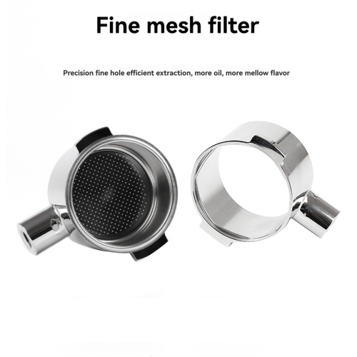 For 51MM Stainless Steel Bottomless Handle Head Double Ear Accessory Coffee Accessories Without Filter Basket 2