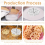Bunuelos Mold with Handle, Metal Cookie Maker Mold, Detachable Rosette Iron Set,for Baking Cooking 8