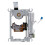 laser-Lens DP182W for PS2 Slim// 2 with Deck Mechanism Optical 90000 Replacement 1