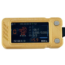 Upgraded Nerdminer 118KH/S BTC Solo Lottery Miner Mini ASIC Bitcoin with Color Screen Nerd