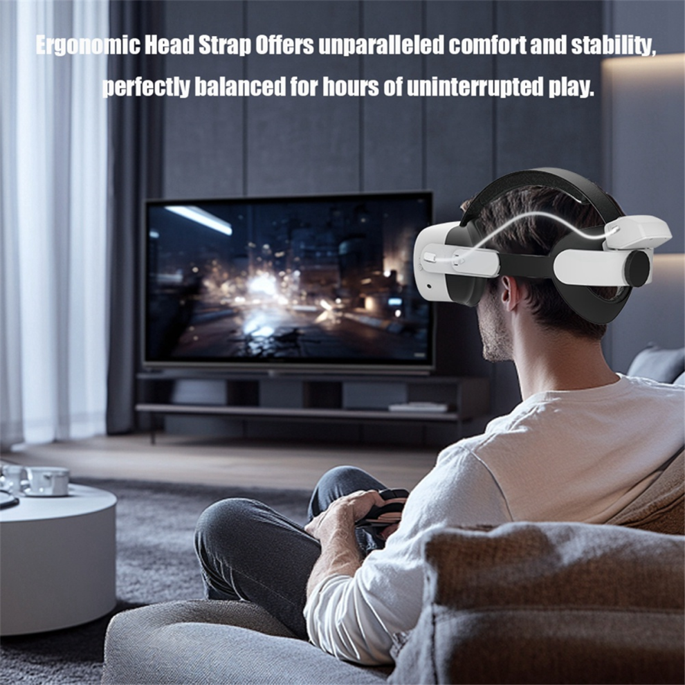 Photos - Other for Computer Adjustable Elite Head Strap for /3/3S Enhanced Comfort Design VR Accessory