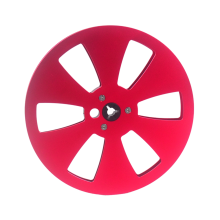 7 Inch 6 Hole 1/4 Empty Take Up Reel to Small Hub Tape Reels Opening Machine Tray Metal Recorder Parts B