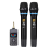 M50 UHF Dual Wireless Dynamic System Anti-Howling Rechargeable Receiver Plug Play Microphone Set 6