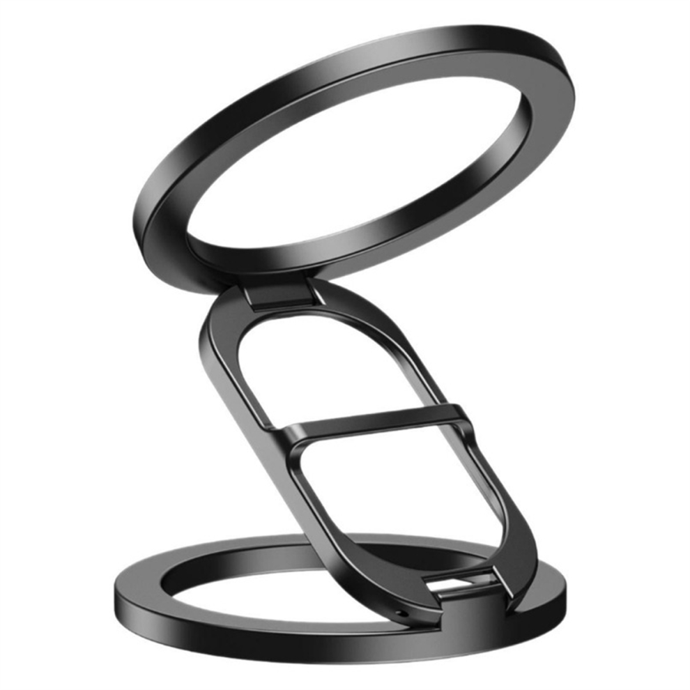 Foldable Double Sided Magnetic Phone Holder For Gym Treadmill Folding Smartphone Stand Grey 4851371763324