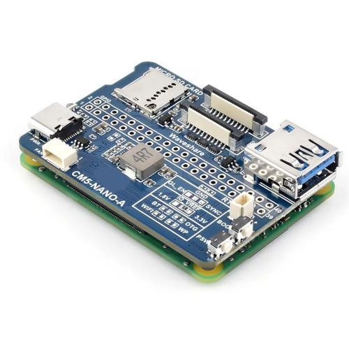 For CM5 Mini Base IO Board NANO A Development for Compute Module 5 CM5-NANO-A 2