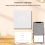 Tuya WiFi Smart Temperature Controller 100-240V 3A Water Heating Compatible with and Home White 3