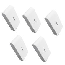 5pcs 433MHz Wireless Vibration Glass Break Detector, Adjustable Sensitivity, Compatible with Alarm Systems