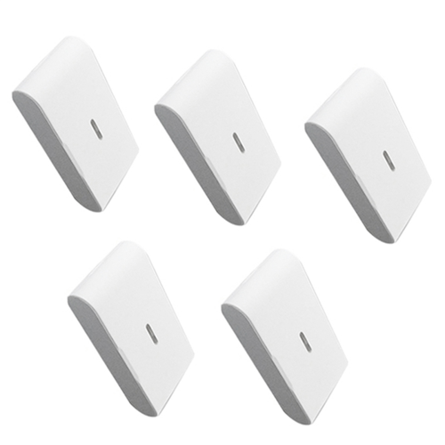5pcs 433MHz Wireless Vibration Glass Break Detector, Adjustable Sensitivity, Compatible with Alarm Systems 1