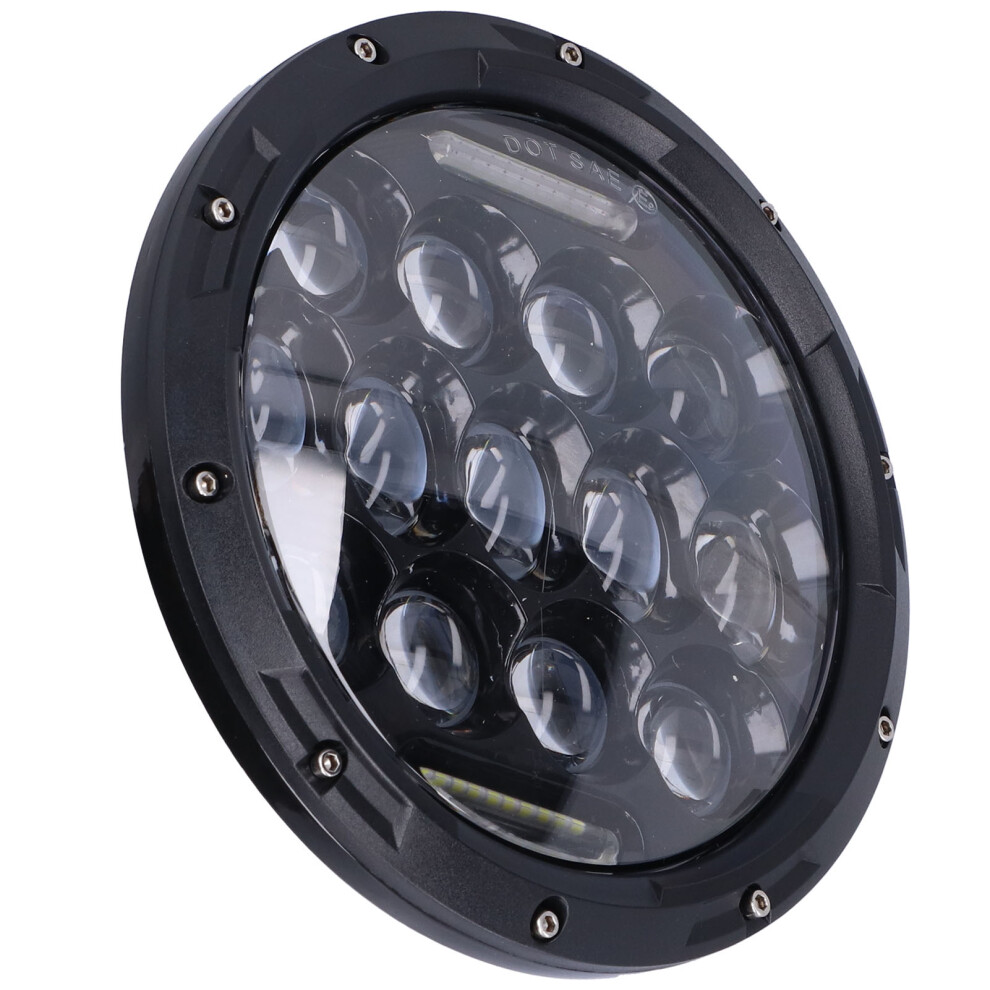 7In 12V Led Motorcycle Headlight 6000K 3000Lm Waterproof Universal 3221333477612