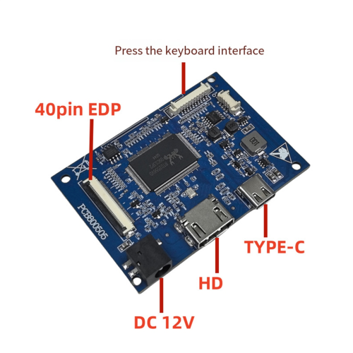 2K LCD Display Driver Board Notebook Screen 40pin EDP 2