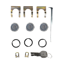 Door Trunk Key Kit Lock Cylinder Set with Keys 654394765282 for