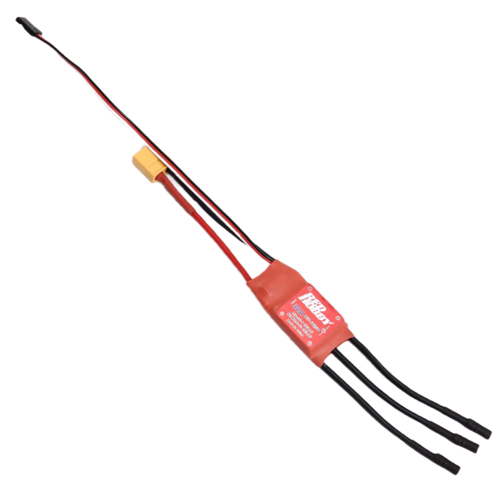 Photos - Other Toys 30A 2-4S Electronic Speed Controller Brushless ESC 5V Bec Output for RC Airplane