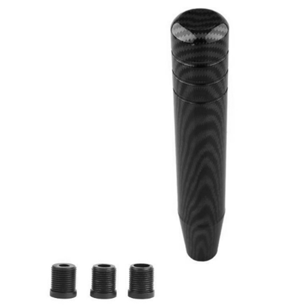 18Cm Car Universal Manual Transmission Gear Shift Knob Carbon Fibre Racing Shifter Lever 4851371770650