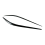 For 2015-2024 Glossy Black Car Headlight Eyelid Eyebrow Trim 8