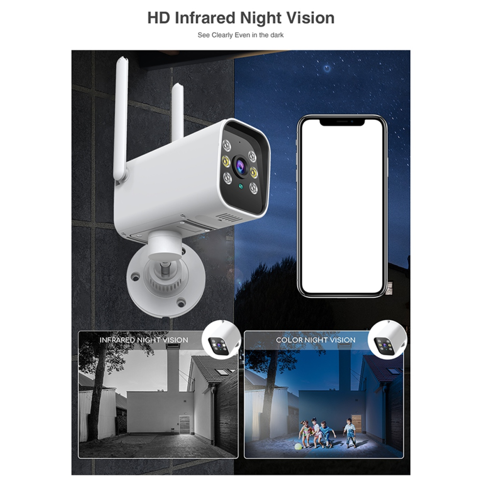 1080P Waterproof Wireless Wifi Camera 2.4G Outdoor Video Surveillance Wifi Security Protection 4851371772593