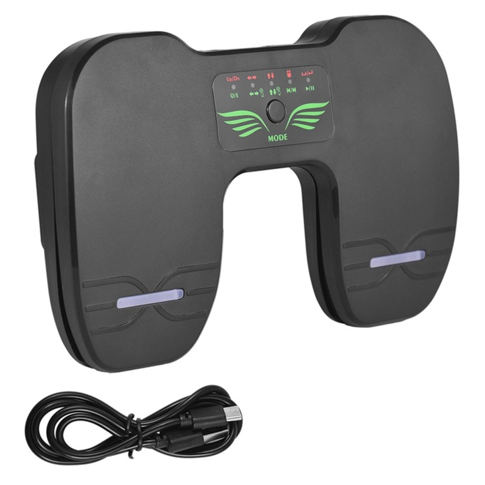 Saudism Wireless Page Turner Pedal Portable Music For Tablets Smartphones Bt Foot Rechargeable