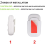Timer for Kids,Wireless Battery Powered 2 Minutes Teeth Brush Timer,20 Seconds Hand Washing Timer, Color Indicator Light 7