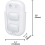 Timer for Kids,Wireless Battery Powered 2 Minutes Teeth Brush Timer,20 Seconds Hand Washing Timer, Color Indicator Light 6