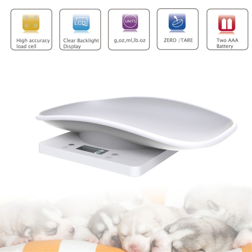 Digital Pet Scale Multifunction Small Animal Electronic with LCD Display for Newborn Pets 2