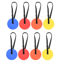 8PCS Football Training Target Plate, Practice Aids , Soccer Goal Target, Set with Adjustable Straps