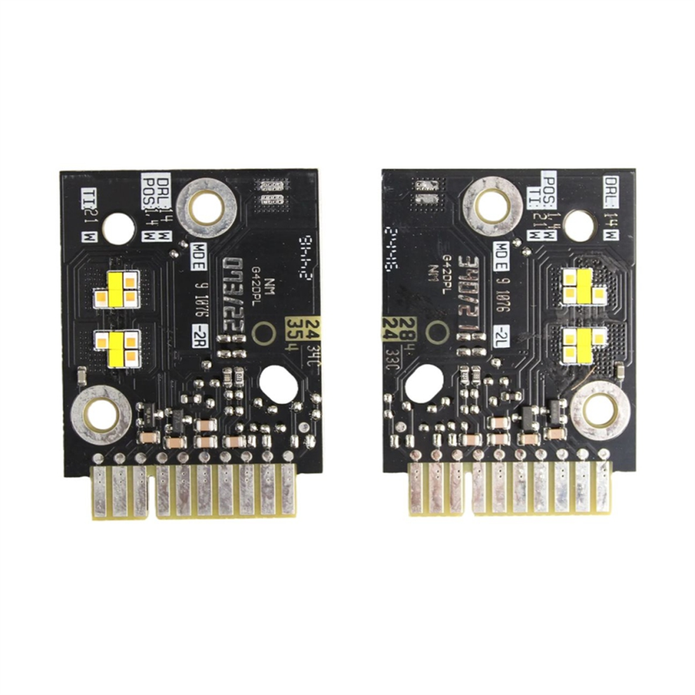 1Pair Front Headlight Led Board For 2 Series G42 2022-2024 218I 220D 220I 230I Lemon Drl Chip Yellow 4851371779639