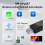 Wireless Carplay&Android Auto Box 2in1 Wired to Dongle Plug&Play Mini AI CarPlay Android AUTO Adapter 1