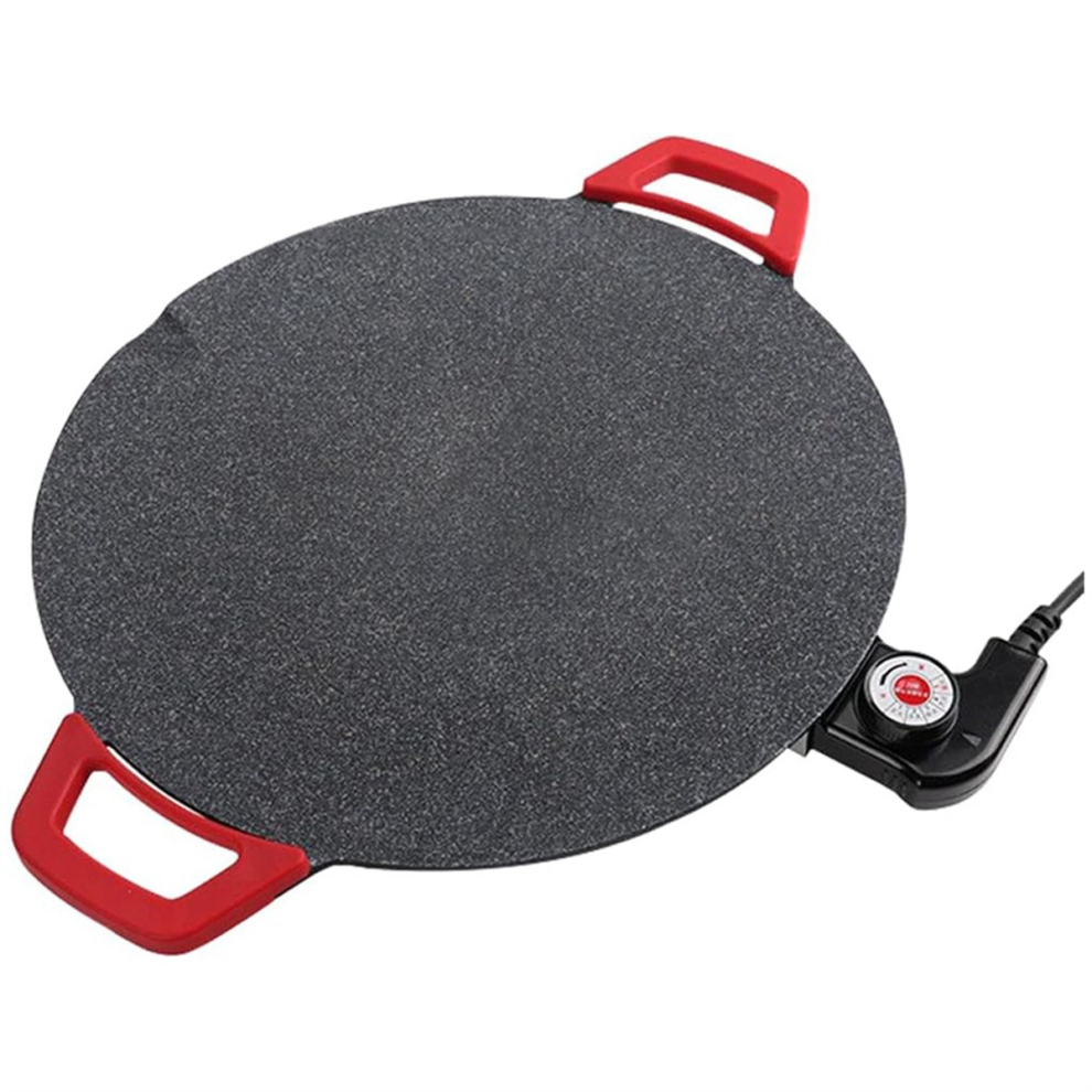 Saudism Electric Griddle - Smokeless Bbq Grill Baking Trays, Nonstick Cooking Pan Pancake Maker Us Plug