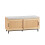 SoBuy Πάγκος Παπουτσιών Φυσικό & Γκρι 110x40x49cm 14